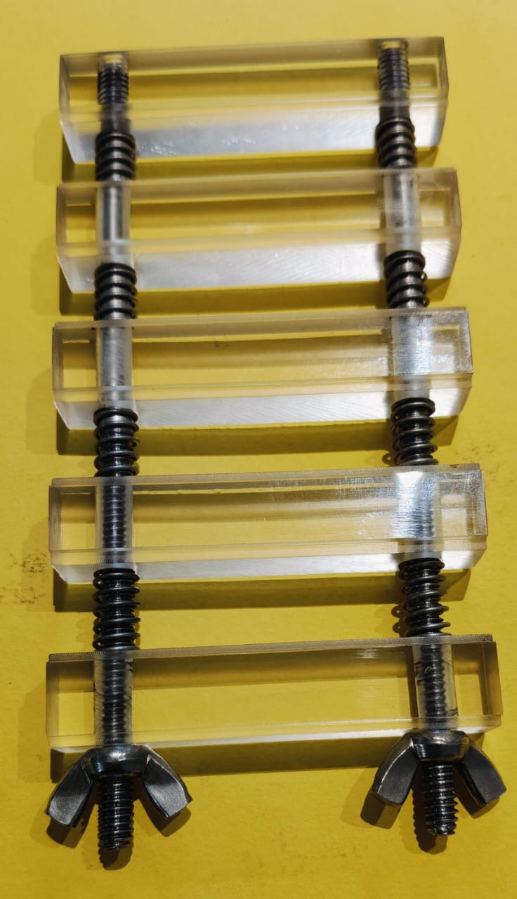 FOUR PLACE BENCH TOP VICE FOR COPPER-SILVER STRIP CORROSION TEST - ASTM D130